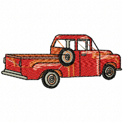 Pickup Truck Embroidery Design 11 Pickup Truck Embroidery Design 11